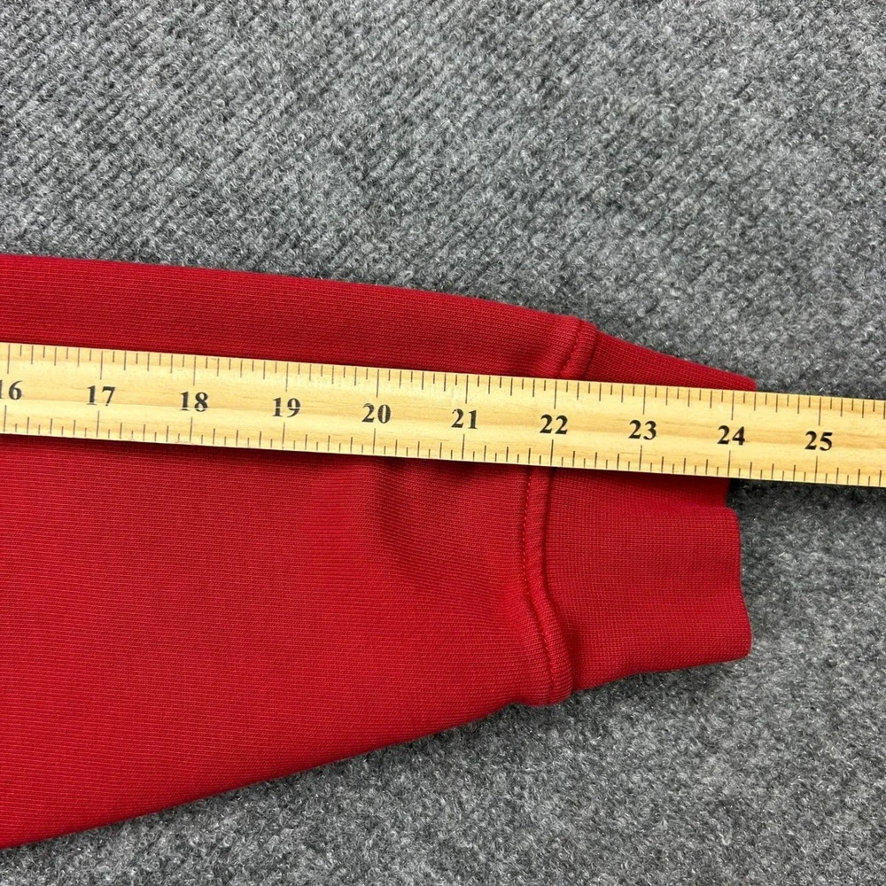 Jordan Sport Crossover Hoodie Mens M Red Dri-FIT Jumpman Pullover Cotton Blend